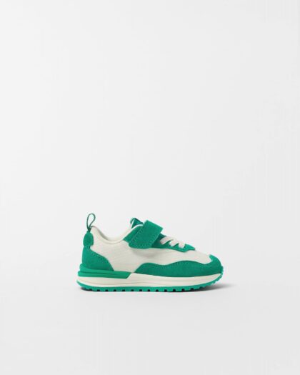 Contrast Green Sneakers
